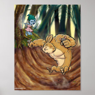 Póster Little Bunny Fufu