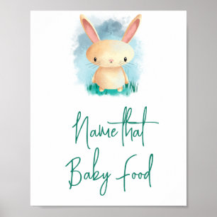Póster Little Bunny - Nombre de ese alimento para bebés