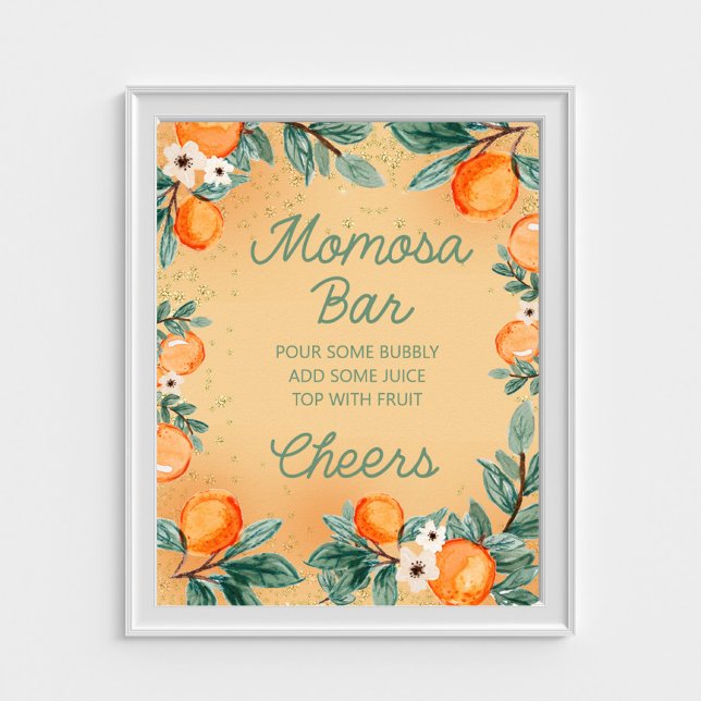Póster Little Cutie Naranja Momosa Bar (Subido por el creador)