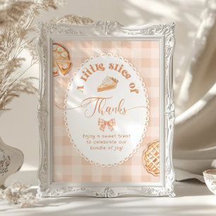 Póster Little Cutie Pie Sweet gracias