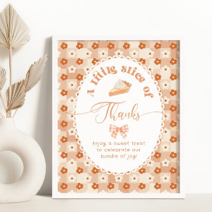 Póster Little Cutie Pie Sweet gracias