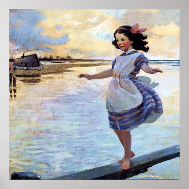 Póster “Little Eml'y” de Jessie Willcox Smith (Frente)