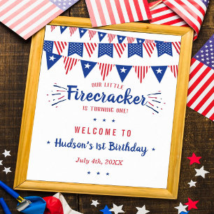 Póster Little Firecracker 4 Del 1 De Julio