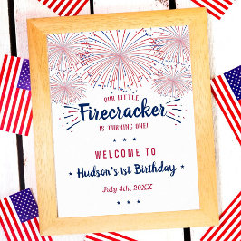 Póster Little Firecracker 4 Del 1 De Julio