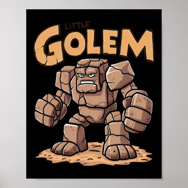 Póster Little Golem Back To School Kid Golem  (Frente)