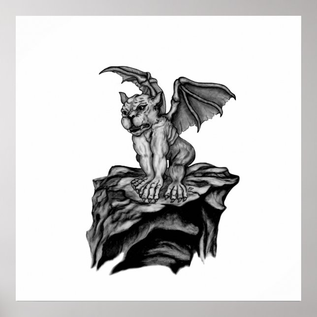 Póster Little Golem Gargoyle (Frente)