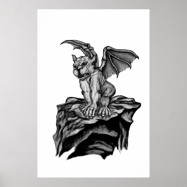 Póster Little Golem Gargoyle (Frente)
