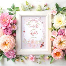 Póster Little Love Bug Floral Bink Cards and Gifts