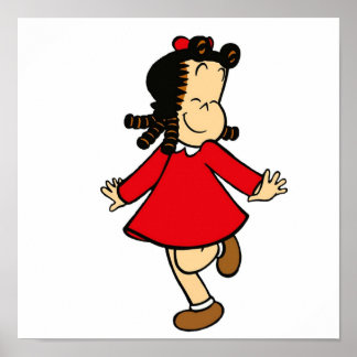 Póster Little Lulu Happy