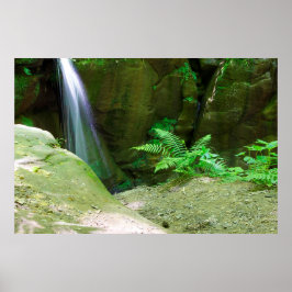 Póster Little Lyons Falls, Parque Estatal Mohican, Ohio