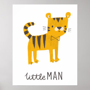 Póster Little Man   Corbatín de Tigre