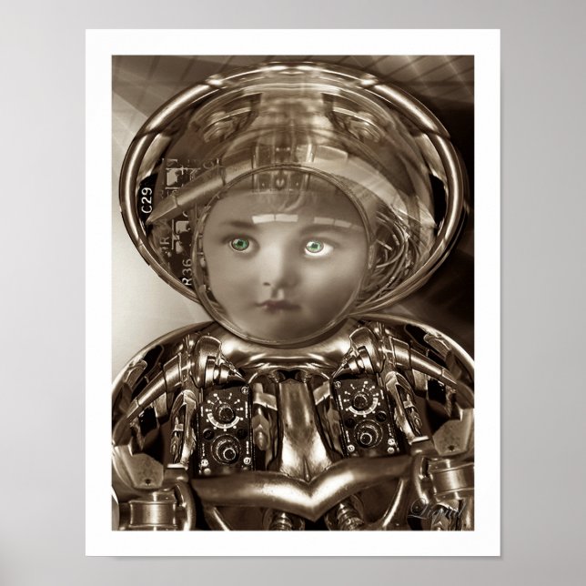 Póster Little Marrie Cyborg (Frente)