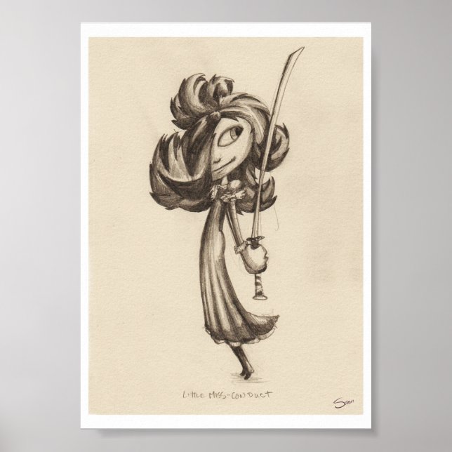 Póster Little Miss-Conduct Print (Frente)