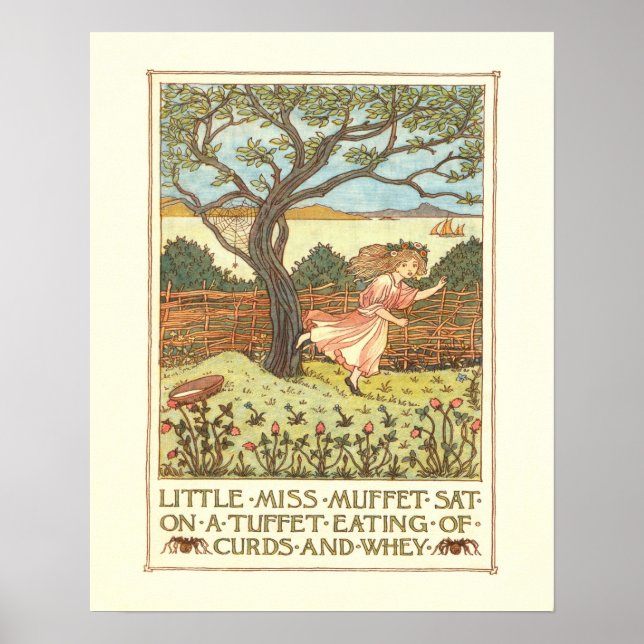 Póster "Little Miss Muffet" (Frente)