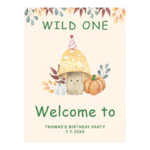 Little Mushroom primera fiesta de cumpleaños