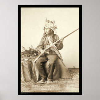 Póster Little, Oglala Indian Pine Ridge SD 1890