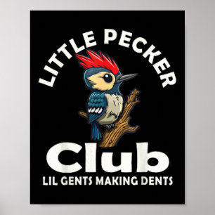 Póster Little Pecker Club Shirant Front And Back