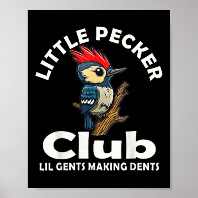 Póster Little Pecker Club Shirant Front And Back (Frente)