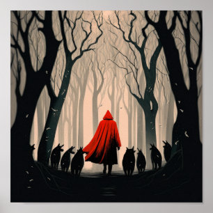 Póster little Red Riding Hood