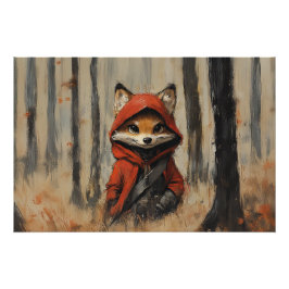 Póster  Little Red Riding Hood Fox 