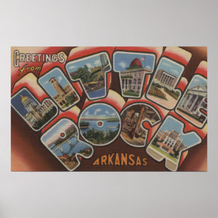 Póster Little Rock, Arkansas - escenas grandes 2 de la