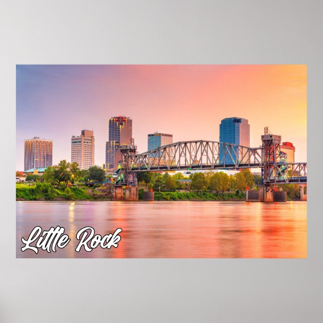 Póster Little Rock, Arkansas (Estados Unidos) (Frente)