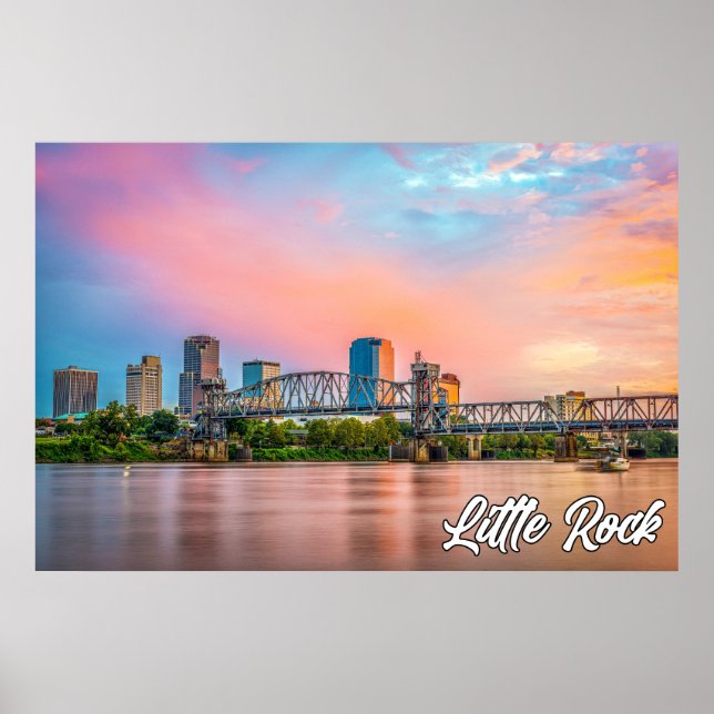 Póster Little Rock, Arkansas, Estados Unidos (Frente)