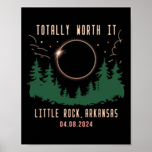 Póster Little Rock Arkansas Totalmente Vale It 2024 Solar