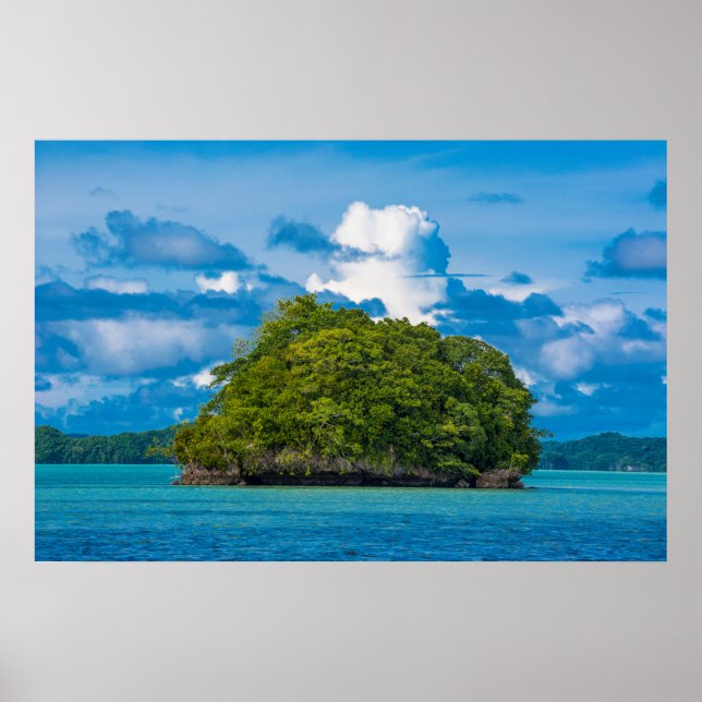 Póster Little Rock Islet Surround By Ocean (Frente)