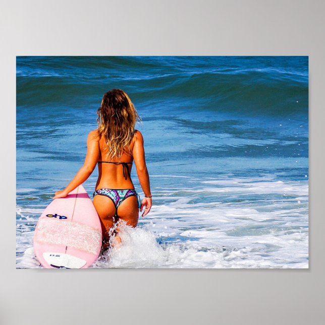 Póster Little Surfer Girl (Frente)