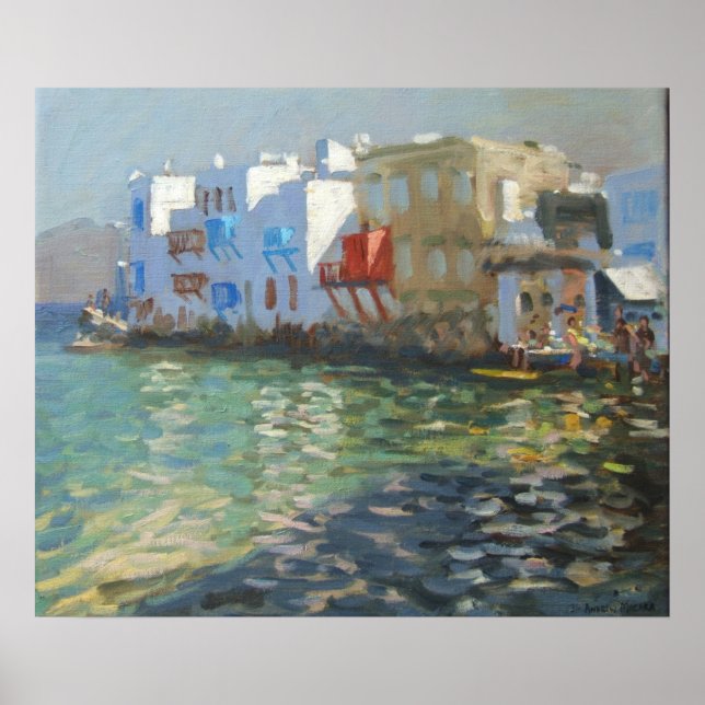 Póster Little Venice Mykonos (Frente)