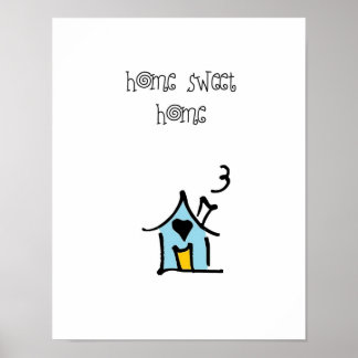 Póster little wobblies home sweet home
