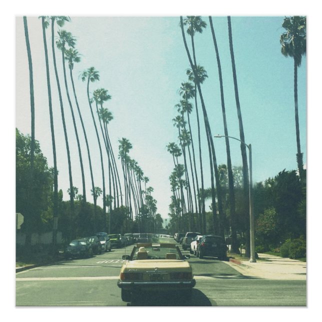 Póster Little Yellow Car (Anverso)