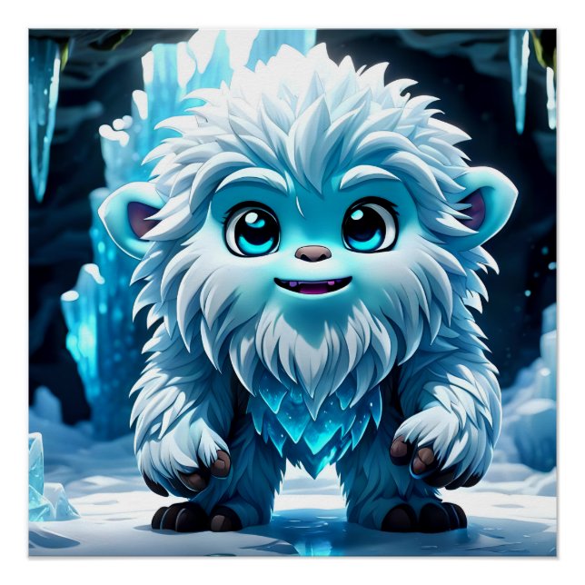 Póster Little Yeti (Anverso)