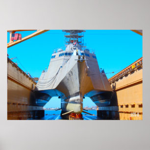 PÓSTER LITTORAL COMBAT SHIP – LCS-8