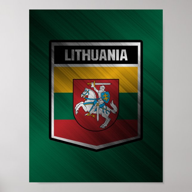 Póster Lituania (Frente)