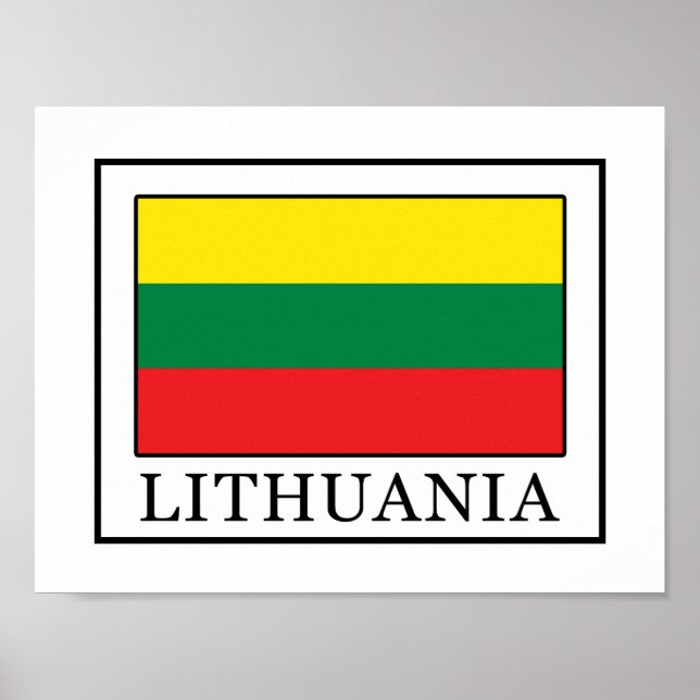 Póster Lituania (Frente)