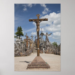 Póster Lituania, Central Lituania, Siauliai, Colina 4