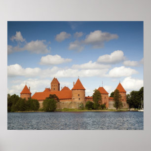 Póster Lituania, Trakai, Trakai Historical National 2