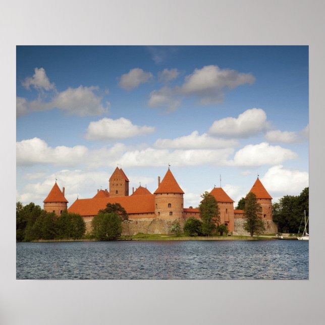 Póster Lituania, Trakai, Trakai Historical National 2 (Frente)