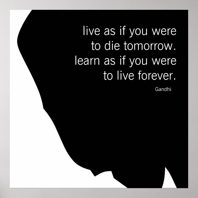 Póster Live and Learn (Frente)