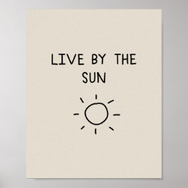 Póster Live By the Sun