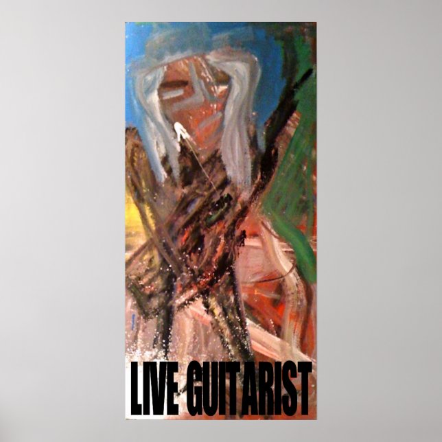 PÓSTER LIVE GUITARIST (Frente)