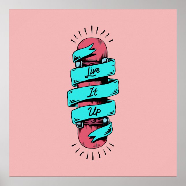 Póster Live It Up (Frente)