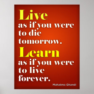 Póster Live & Learn