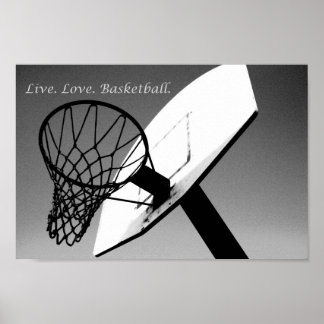 Póster Live.Love.Basketball