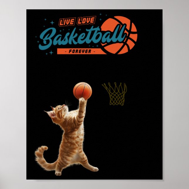 Póster Live Love Basketball for ever (Frente)