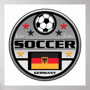 Póster Live Love Soccer Germany