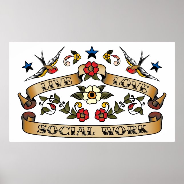 Póster Live Love Social Work (Frente)