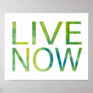 Póster Live Now
